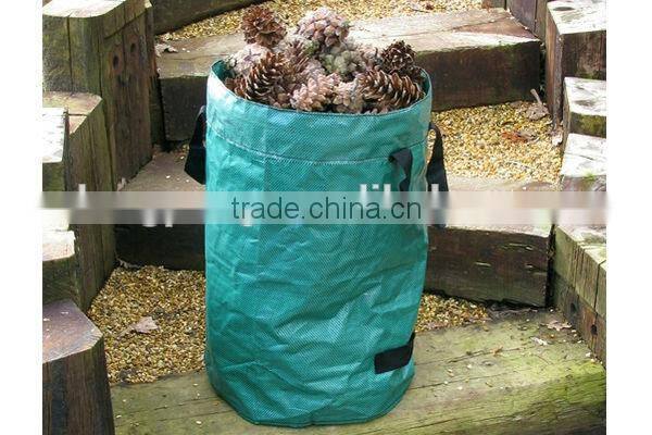 High Quality Reusable Small Green Garden Bag,Leaf Bag