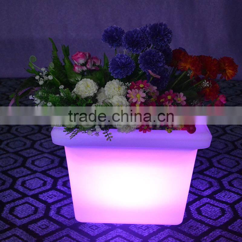 PE High Quality Bar Furniture,Modern LED Bar ice bucket,Factory Direct Wholesale LED flower port LTT-SF03