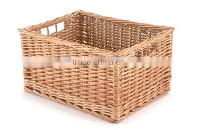 2016 oval cheap willow bread basket with neat linner