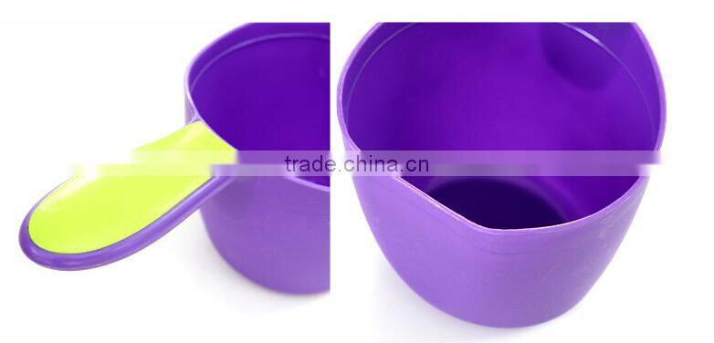 Q116 children's baby shampoo bailer plastic ladle /plastic scoop