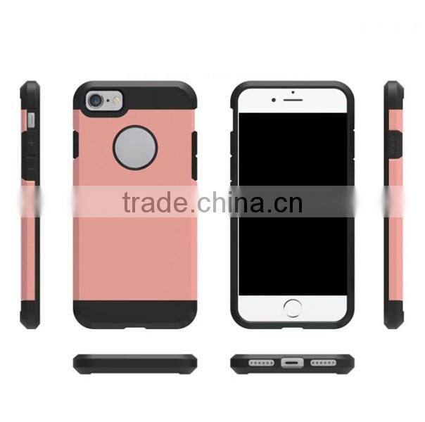 Best Selling Full Protective Armor Shockproof Rugged TPU PC Hybrid Combo Mobile Phone Case for iPhone 7