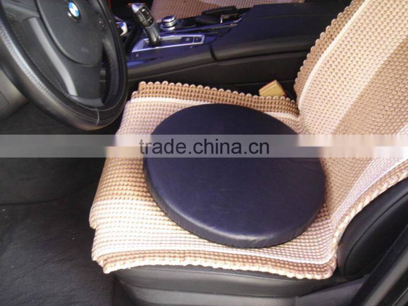 PU Swivel Car Cushion/swivel car seat cushion/detachable cushion for car