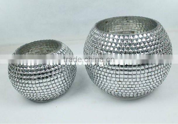 Handmade Glass Mosaic Acrylic Vase