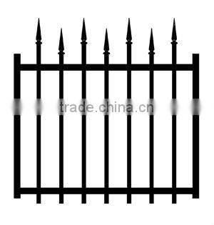 wrought iron arrow fence part