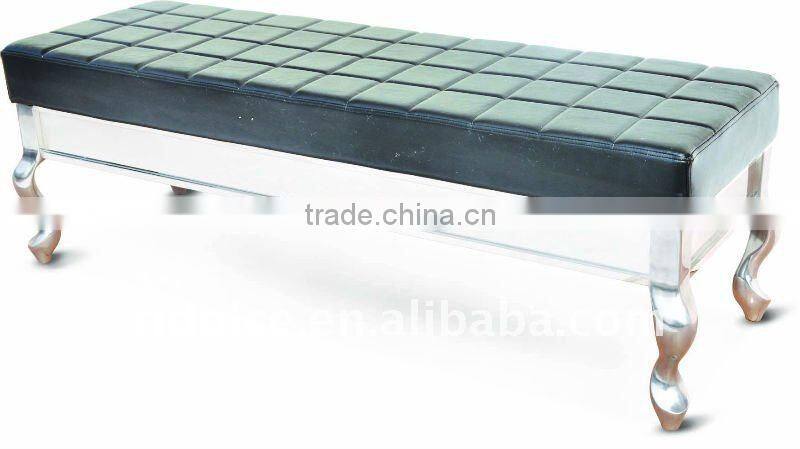 Waiting chair public bench seating hair salon furniture used F-A605