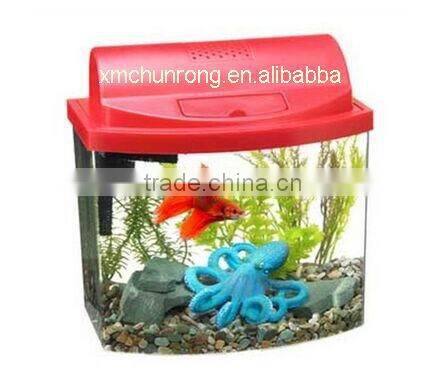 multicolor plastic mini fish tank