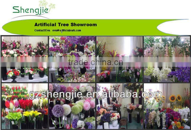 112cm tree branches green fake plastic leaves for decoration and sale