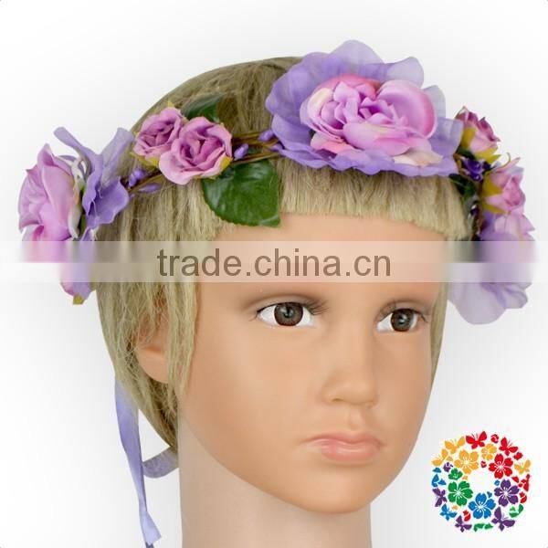 Wedding flower crown Floral Head Wreath bridal flower headband