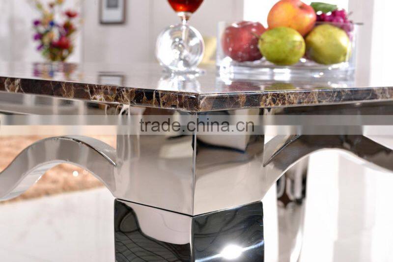 A8034 Walmart marble dining room table and chair