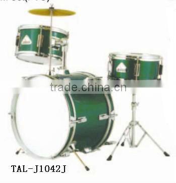 3- piece children drum set in red with throne