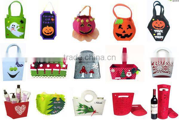 high quality premium new fashion polyester felt cartoon 5 inch mobile phone back cover flip for girls cases manufacturer China