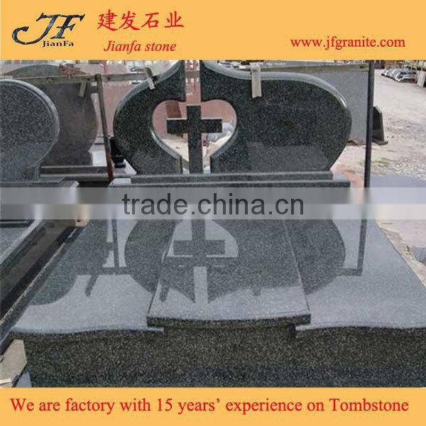 Granite Jet Black China Padang Black Memorial Monuments