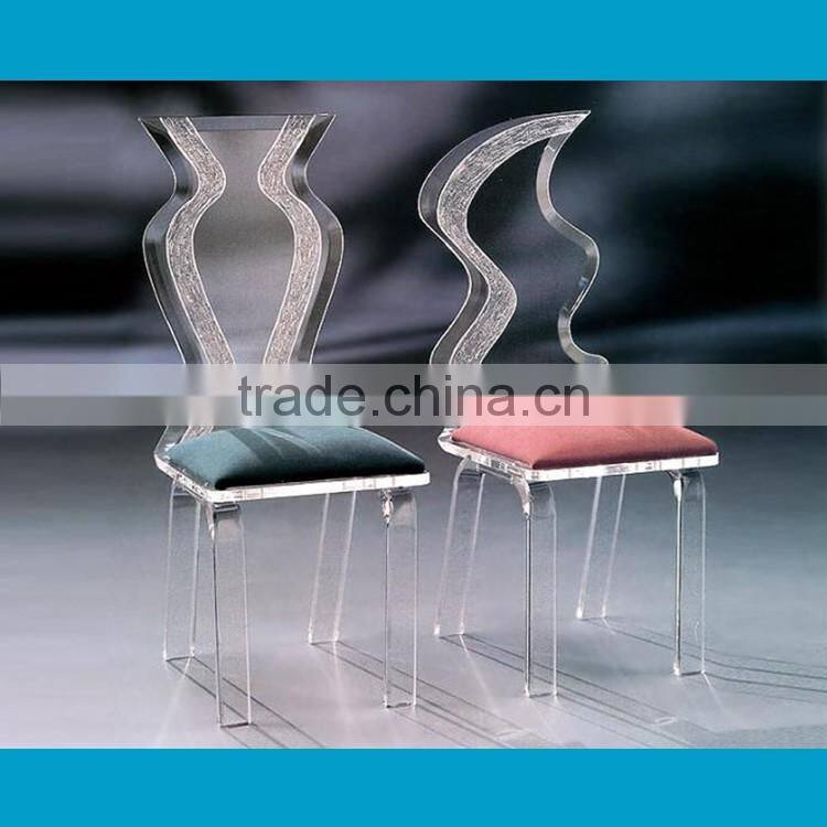 Strong plastic acrylic chair