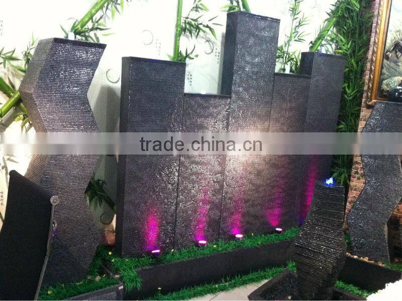 granite fountain outdoor waterfall