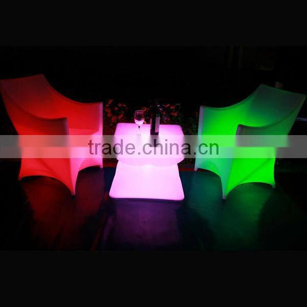 High top hotel furniture led sofa