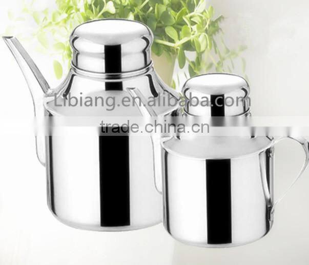 mirror polished stainless steel oilcan