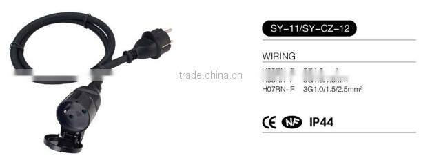 CE GS Germany 4-way electric extension sockets/power strip/outlet