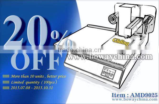 Promotion AMD9025 Digital hot colorful foil stamp printing advertising machine