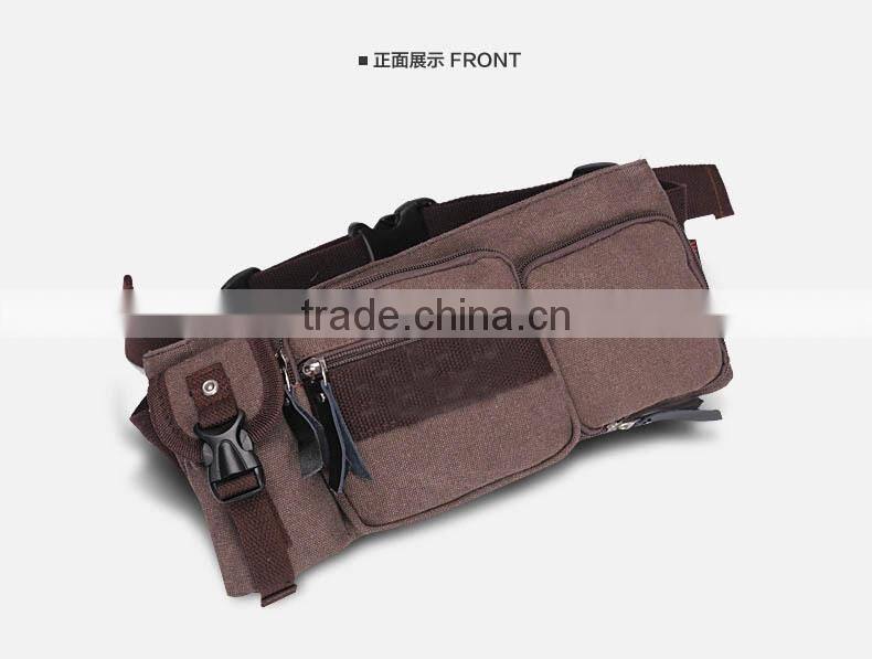 Running waist bag with water bottle holder