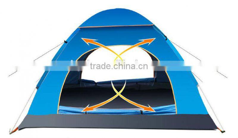 New breadfruit speed automatic open tent outdoor 3-4 person multiplayer automatic tent outdoor camping tent