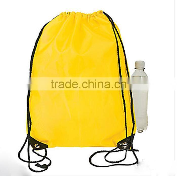 quality drawstring bag/polyester drawstring backpack/OEM bag