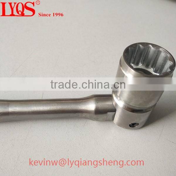 Titanium scaffolding wrench 21mm flexible socket spanner