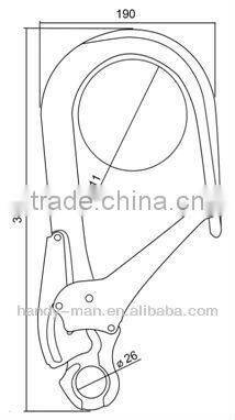 A8312 Double Action Aluminum Forged Snaphook