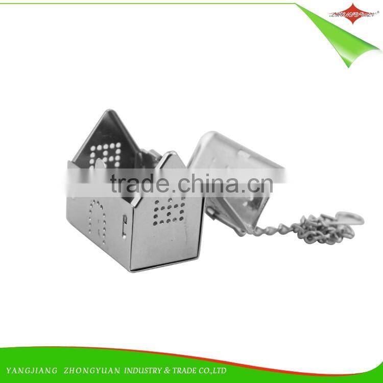 ZY-S3019 House Shape Stainless Steel Tea Strainer tea infuser