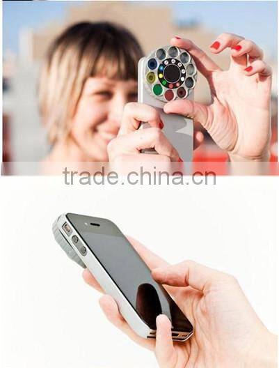 phone cover case with lense filters for i phone