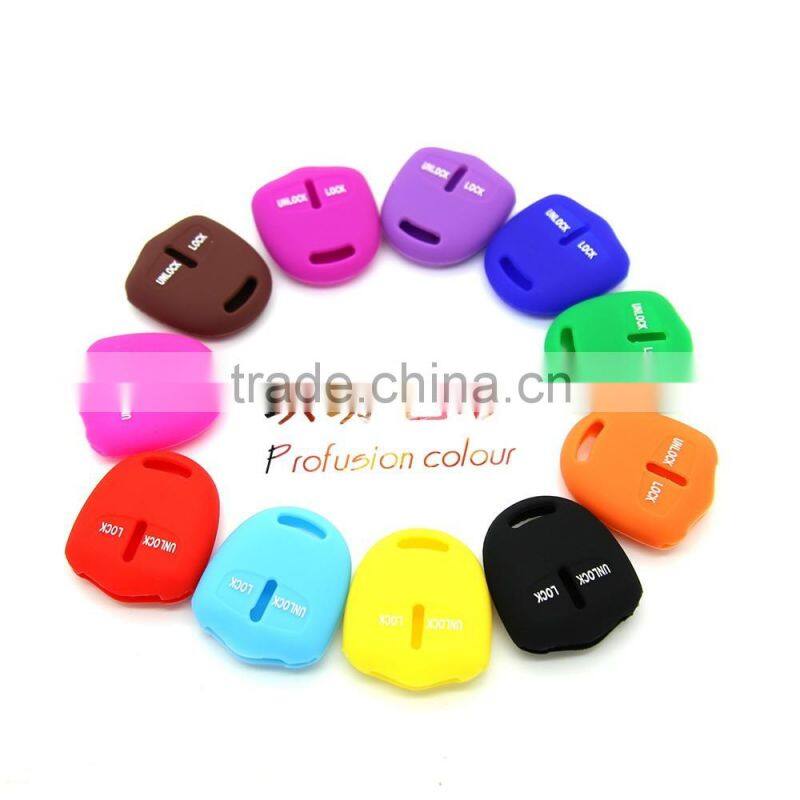 nice colors custom design protective soft silicone remote key cover