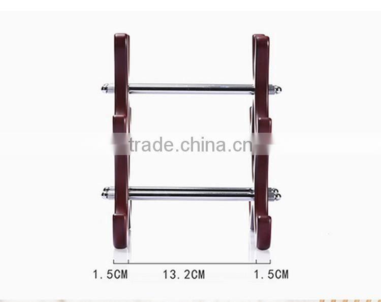 Luxurious fashion latest style round handmade wooden wine rack