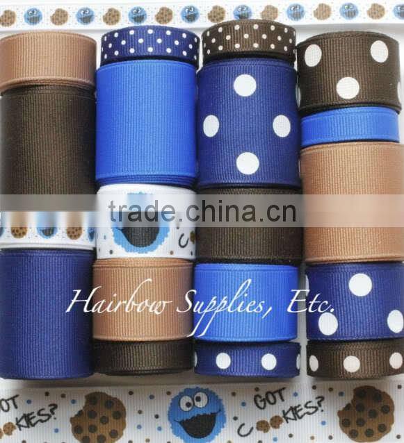 Hot selling custom printed grosgrain ribbon