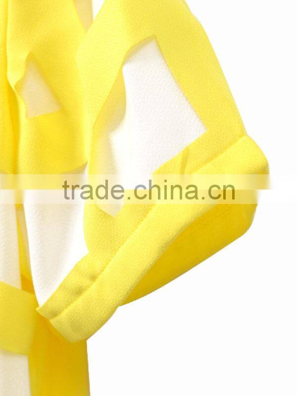 Hot selling women's clothing garment apparel direct factory OEM/ODM manufacturing short sleeve korea fashion blouse