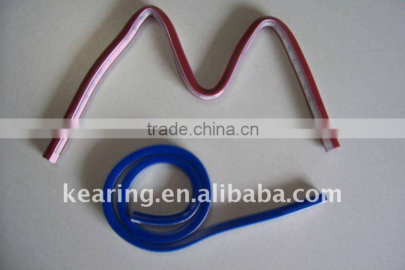 2017 New Kearing 50cm&20" Flexible curve Ruler Metric And Inch Scale Snake Ruler For Art Drawing