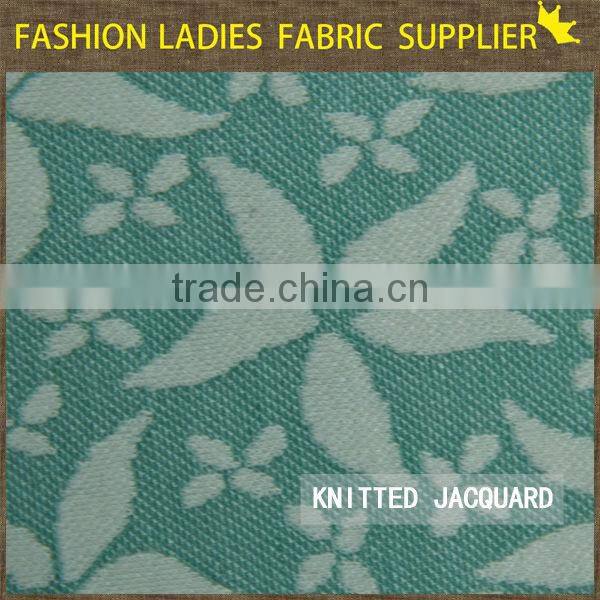 NEW ARRIVAL FALL T/PS 97/3 LADIES BASE SHIRT GARMENTS DRESS KNITTED JACQUARD FABRIC