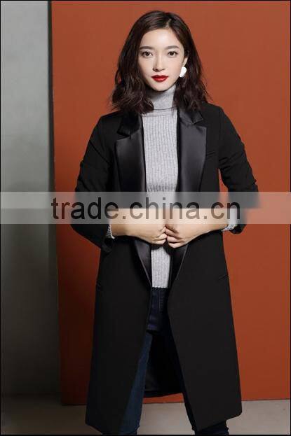fashion ladies custom long women blazer WMS26