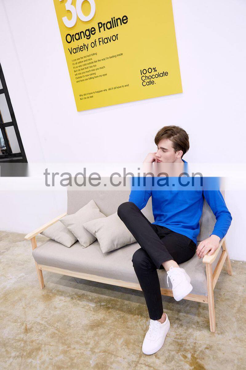 factory wholesale high quality 220g 100% cotton long sleeve polo shirt