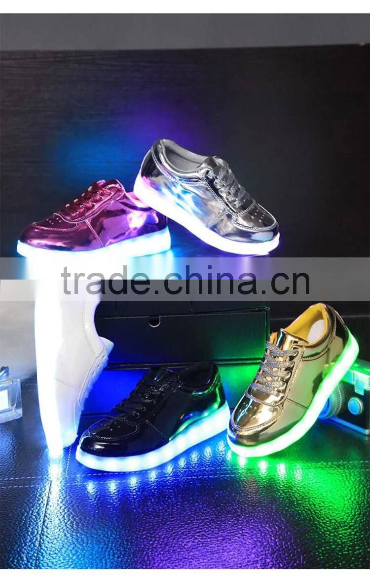 HFR-TS-46-11 2016 hot sale rechargeable italian leather baby shoes