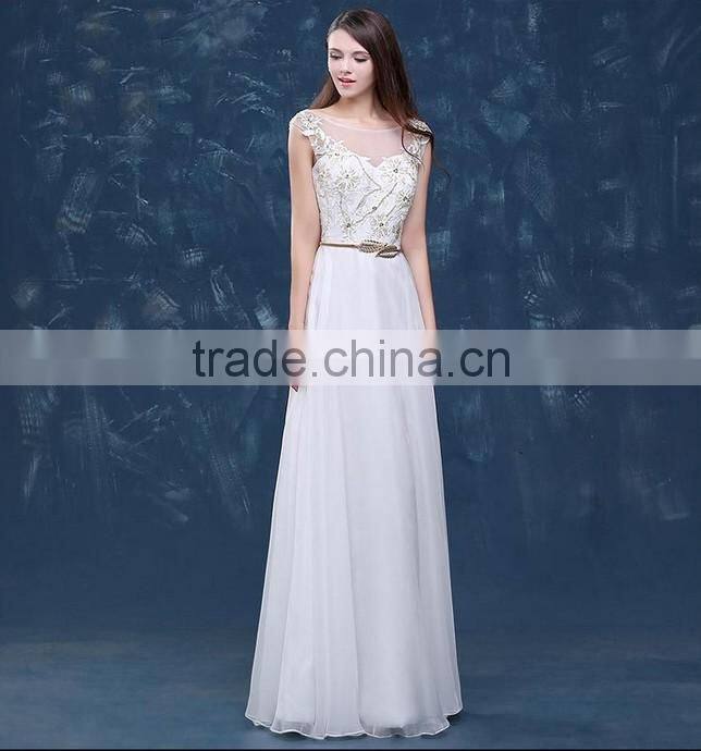 one piece style chiffon beautiful lady fashion dress