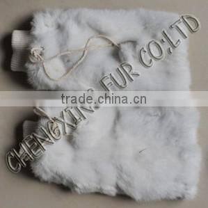 CX-A-14 China Wholesale Fashion Beautiful Girls Sexy 100% Rabbit Fur Leg Warmer