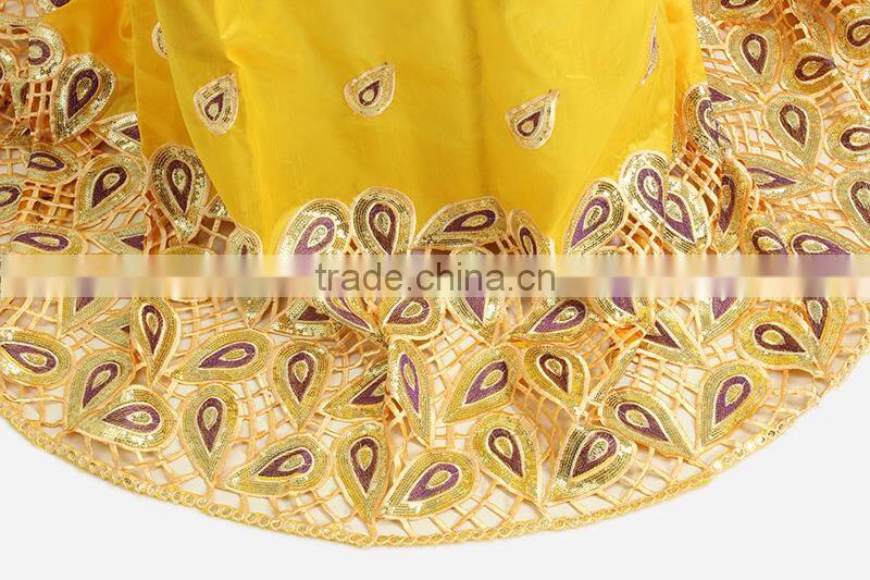 Top Grade Indian Raw Silk George Wrappers Nigerian George Wrappers