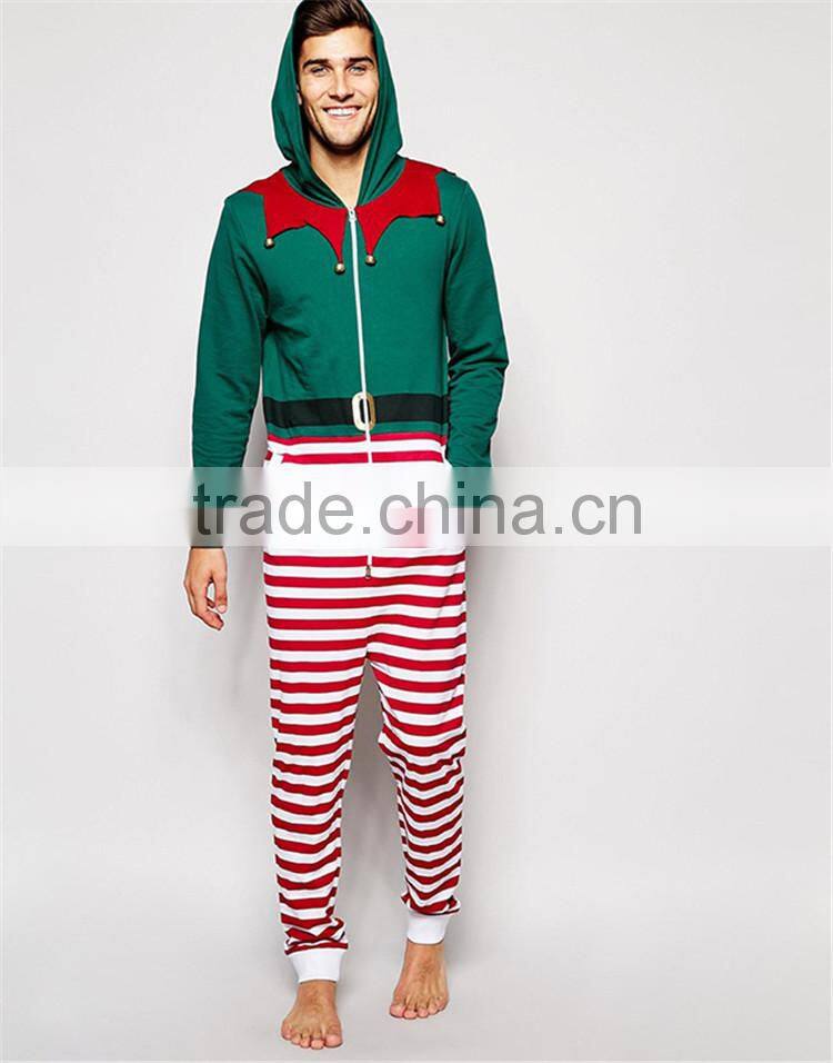 PA0009A Loungewear Christmas Elf Onesie With Bells
