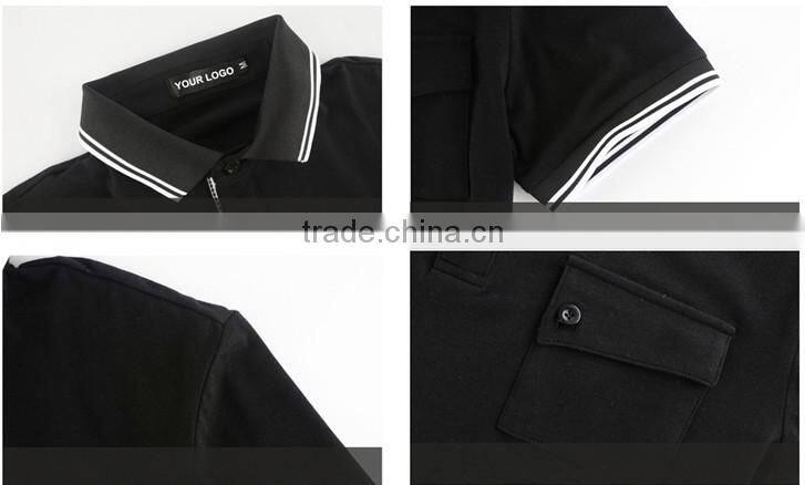 Army Green Asian Size Polo Shirt with Pocket