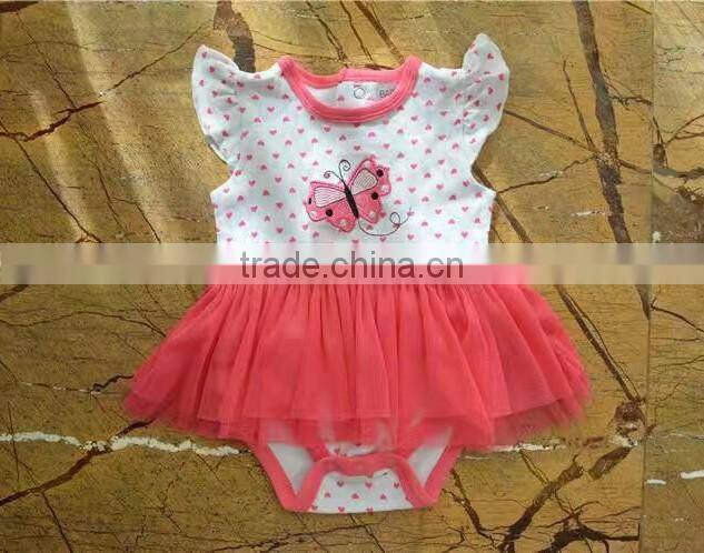 New Pattern Cotton Boutique Girl Clothing Baby Girl Romper