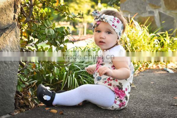 Newest Arrive Onesie Baby Romper Organic Cotton Baby Clothes Plus Headband