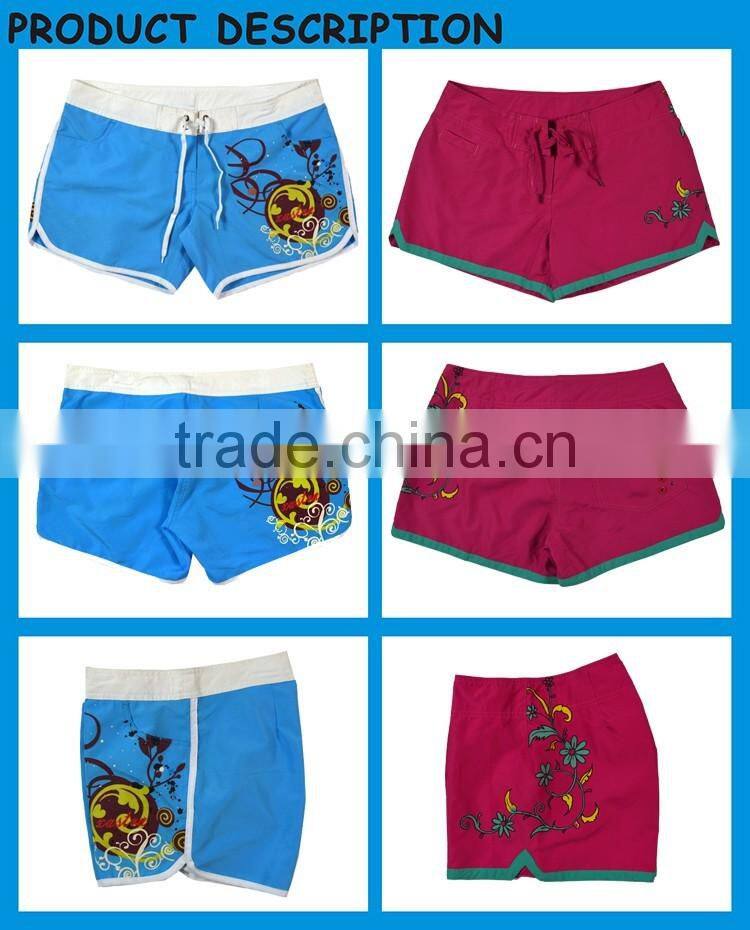 Hot Sexy Wowen Sports Short Board Short Women Swim Short Women Beach Short