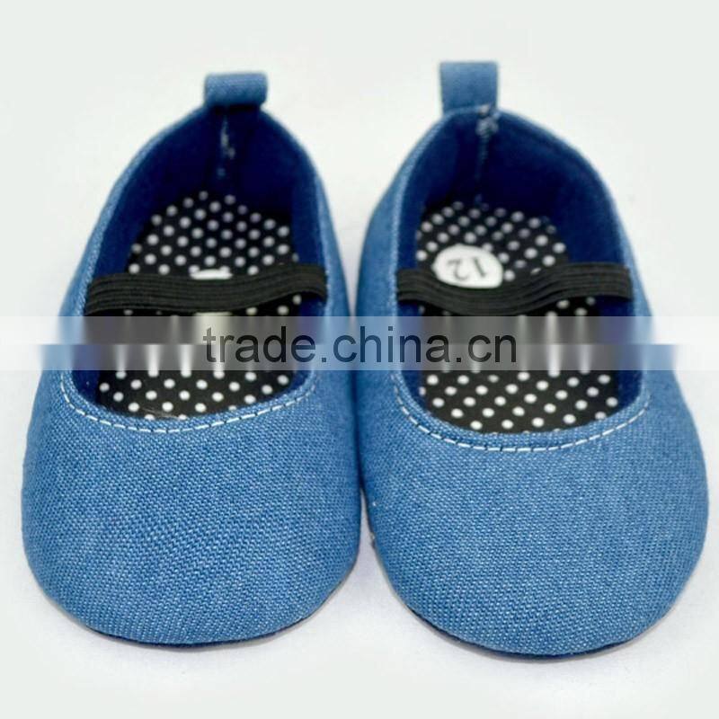 Denim Color Point Baby Girls Prewalker Shoes Buster Brown Baby Walking Shoes LBF2015122304