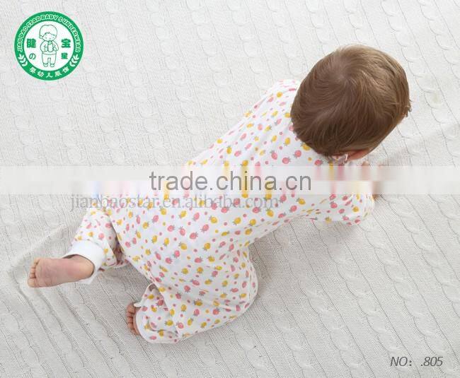 2017 high quality newborn baby romper 100% cotton full sleeve cheap kids wear