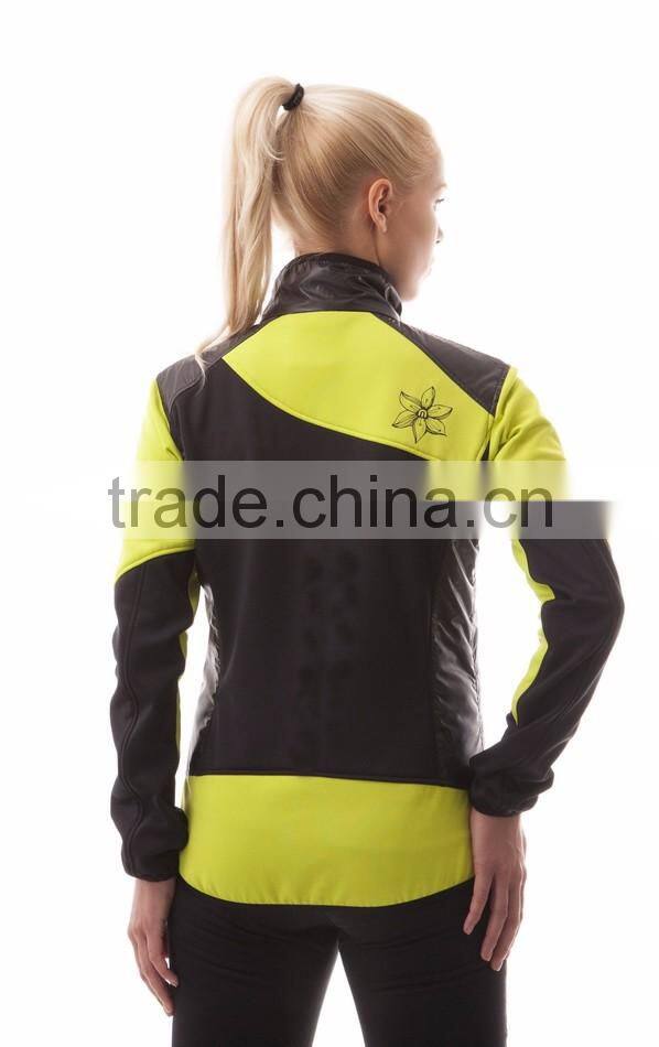 Ultralight softshell down running jacket coats women for the winter