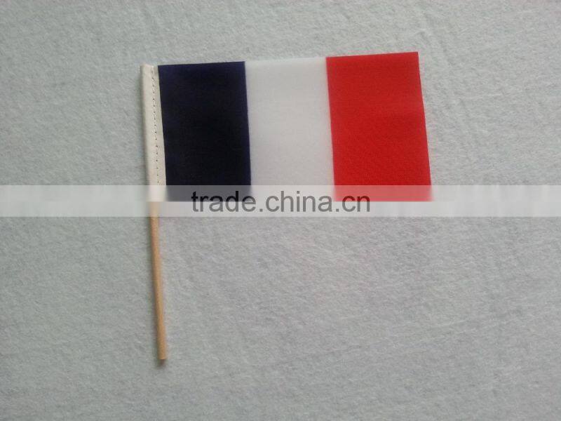 color printing hand flag